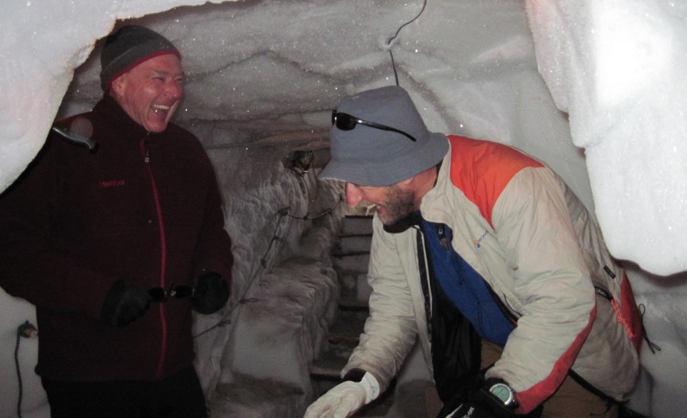 Stephan and Rob in Ice Cave