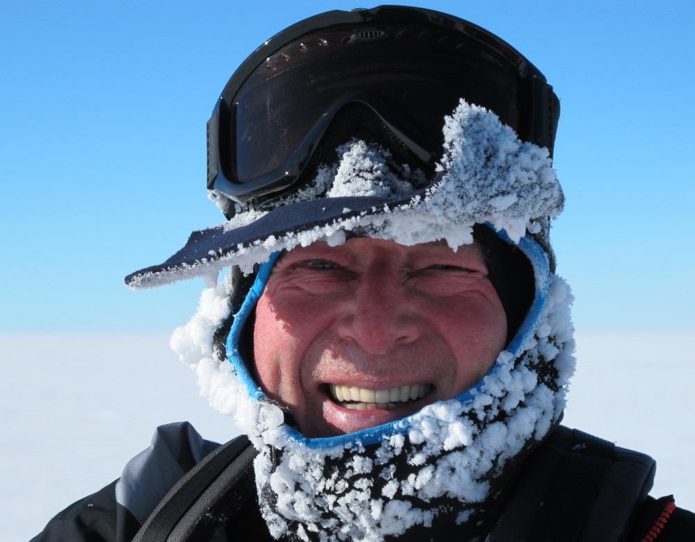 Stephan on polar plateau