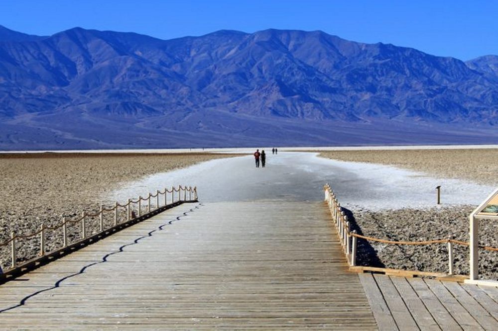 Boardwalk onto Salt Flats